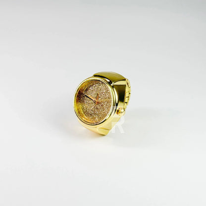 GLITTER RING | GOLD - Bozhirings