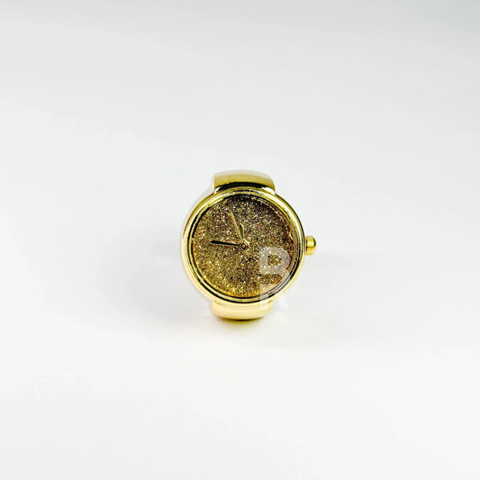 GLITTER RING | GOLD - Bozhirings