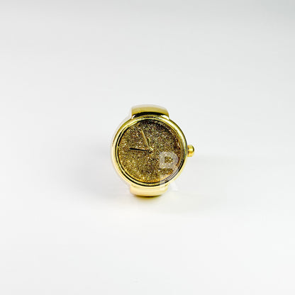 GLITTER RING | GOLD