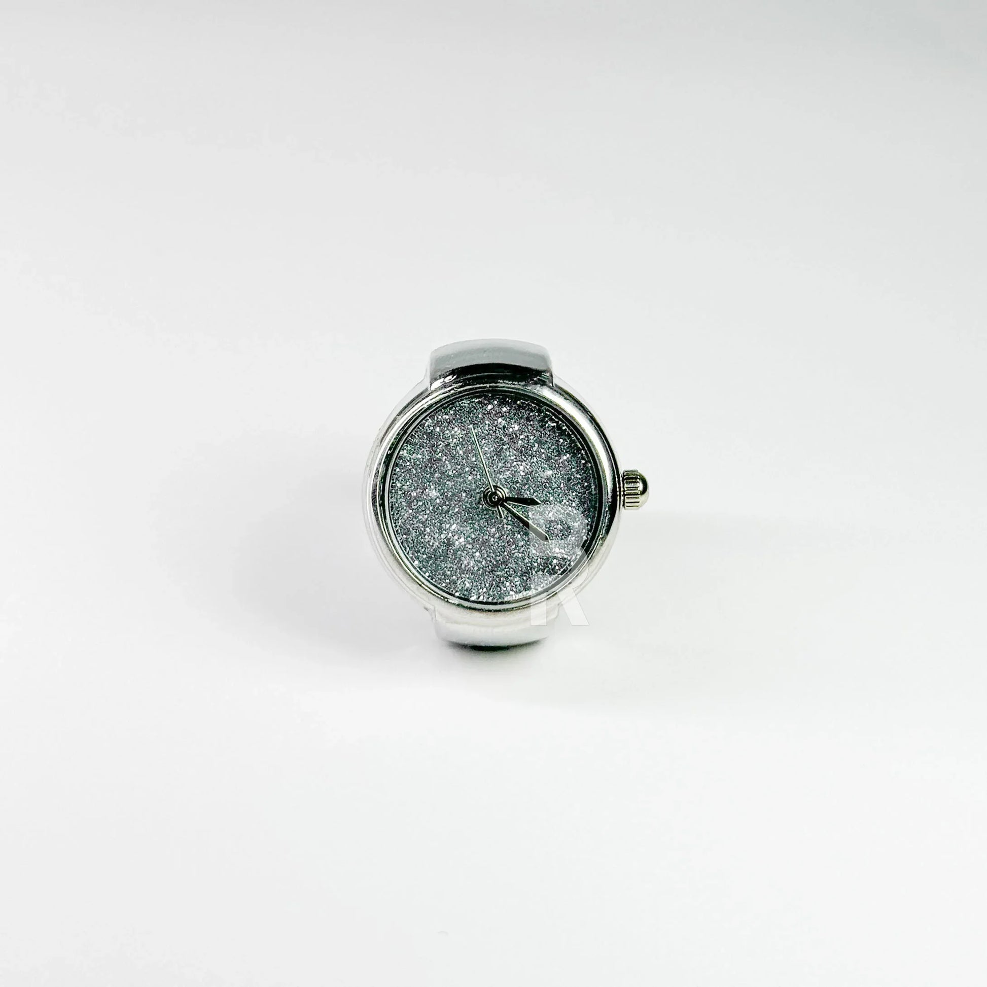 GLITTER RING | SILVER - Bozhirings