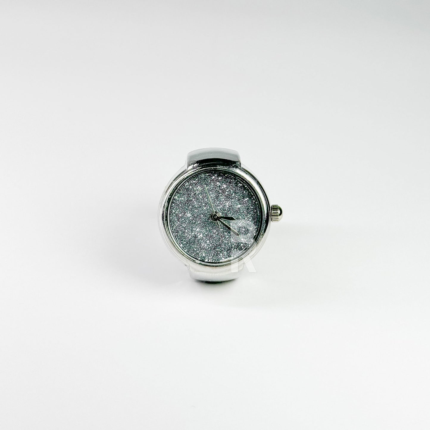 GLITTER RING | SILVER