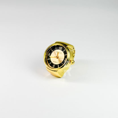 MIDNIGHT RING | GOLD BLACK