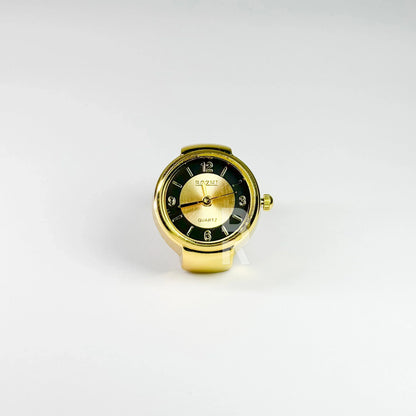 MIDNIGHT RING | GOLD BLACK - Bozhirings