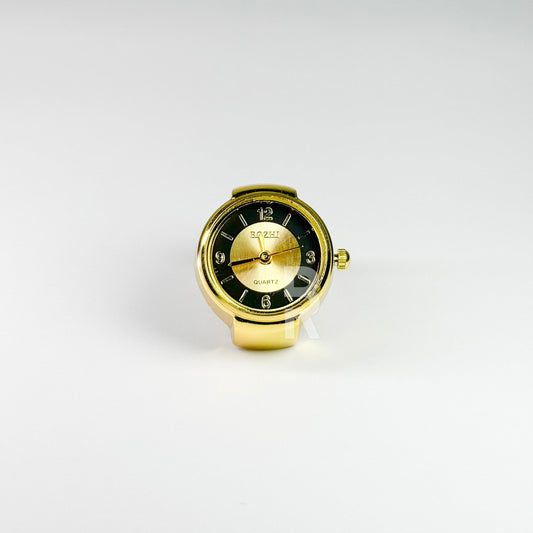 MIDNIGHT RING | GOLD BLACK