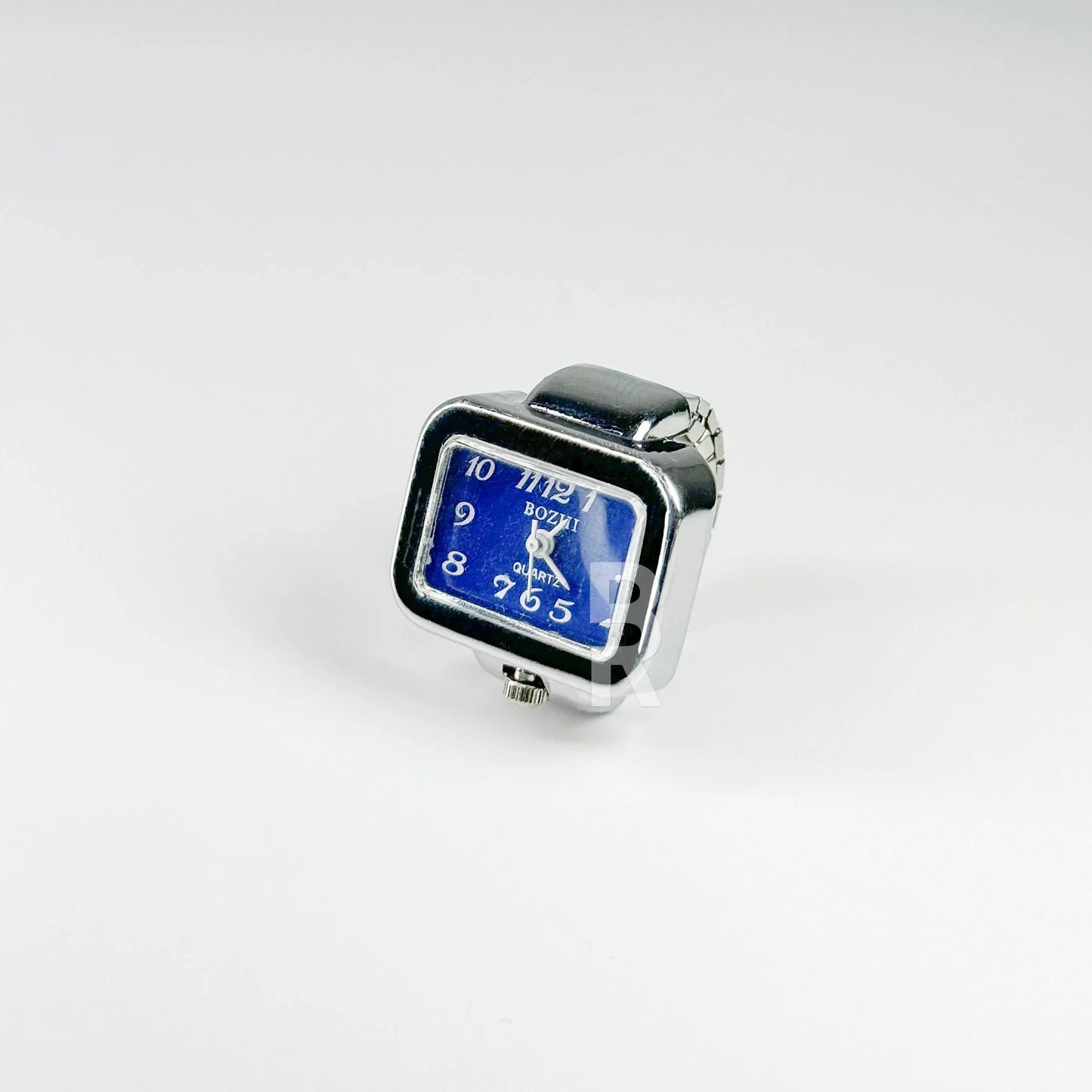 VINTAGE RING I SILVER BLUE - Bozhirings