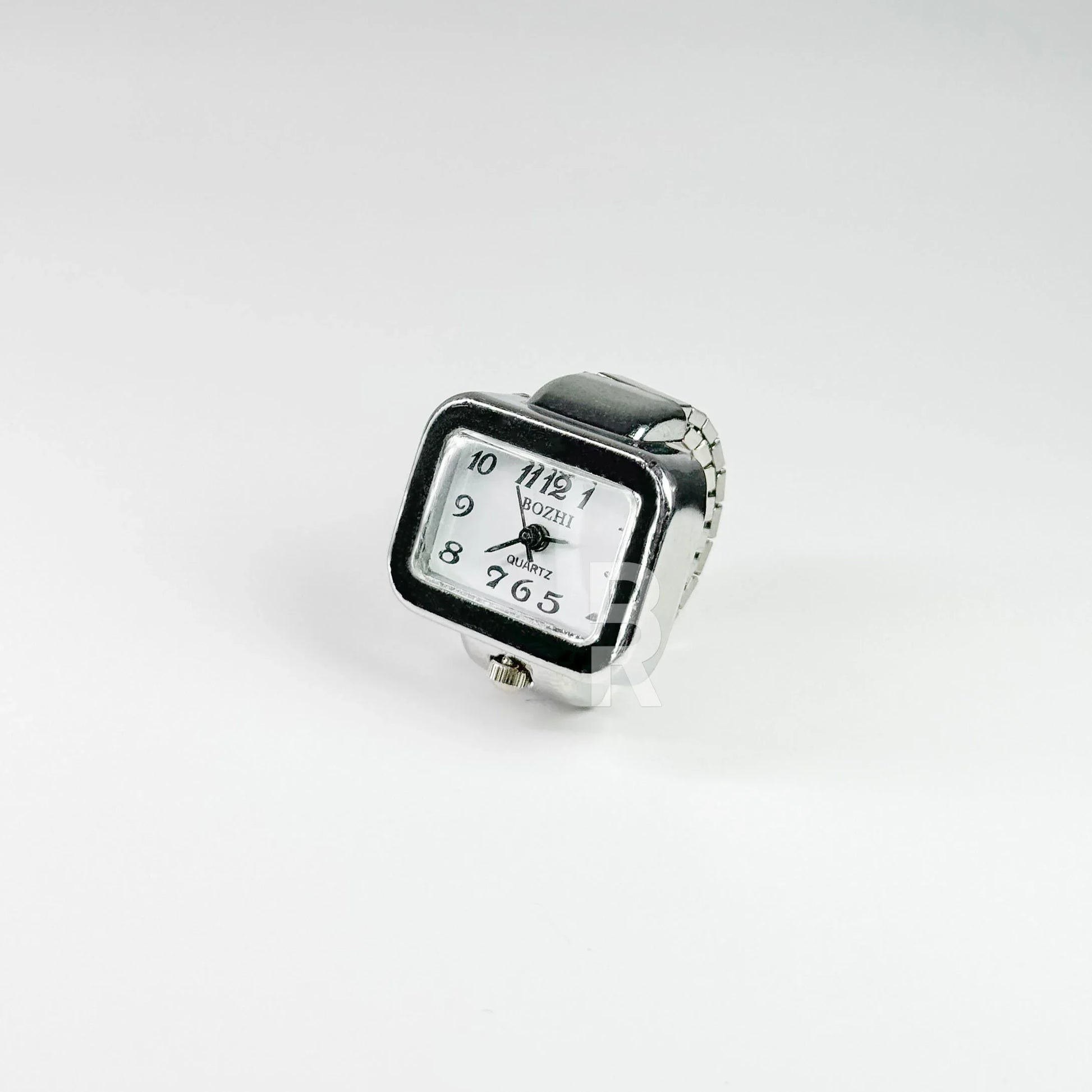 VINTAGE RING I SILVER WHITE - Bozhirings