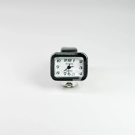 VINTAGE RING I SILVER WHITE - Bozhirings