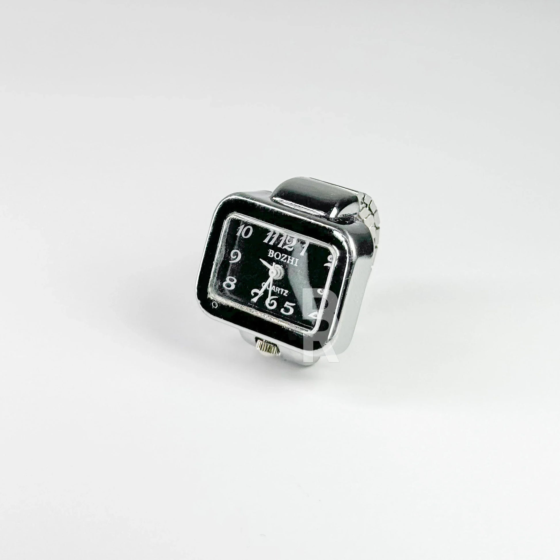 VINTAGE RING I SILVER BLACK - Bozhirings