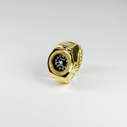 MILANO RING | GOLD BLACK