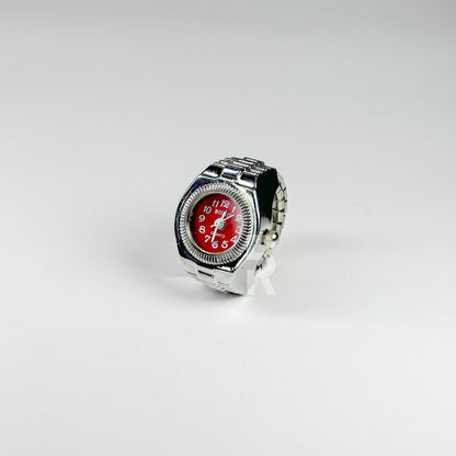 MILANO RING | SILVER RED